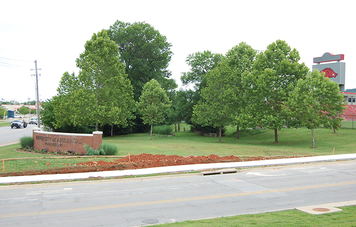 Trail of Tears commemorative park in Fayetteville, Arkansas